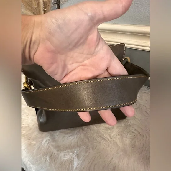 NEW Dooney & Bourke Florentine Laurel Hobo Bag in Charcoal - Picture 8 of 12